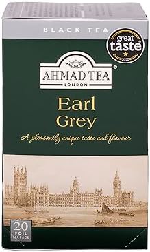 Ahmad Tea Earl Grey Black Tea - 20 Teabags (Sachets)