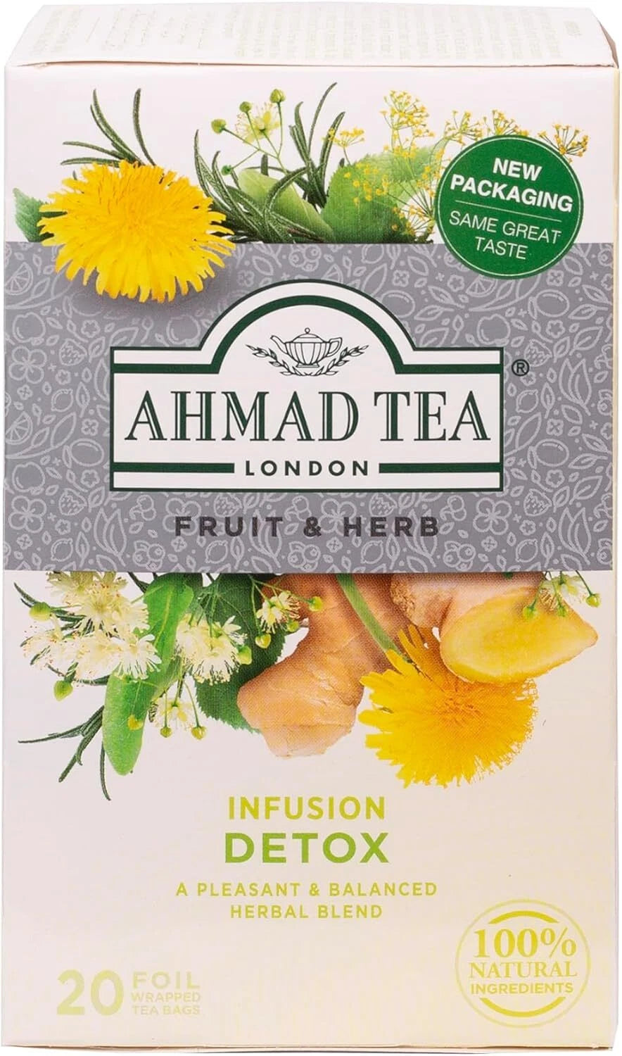 Ahmad Tea Detox Tea | Fruit & Herbal Infusion